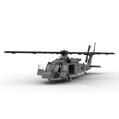 MOC - 198409 Skosky UH - 60 BLACK HAWK Building Blocks - LesDiy - building blocks