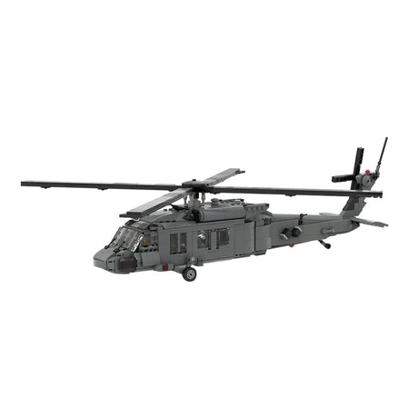 MOC - 198409 Skosky UH - 60 BLACK HAWK Building Blocks - LesDiy - building blocks