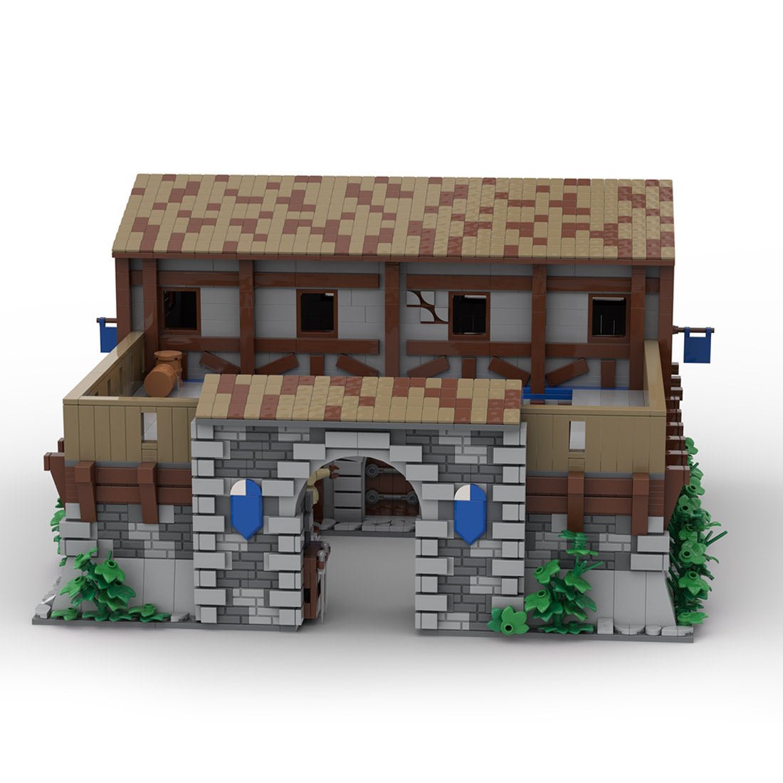 MOC - 198750 Age of Empires - Barracks (Western European) Building Blocks - LesDiy - Building Blocks