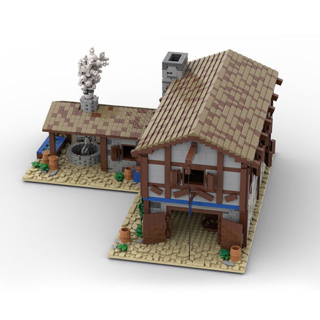 MOC - 199906 Medieval Village Smithy Building Blocks - LesDiy - Building Blocks