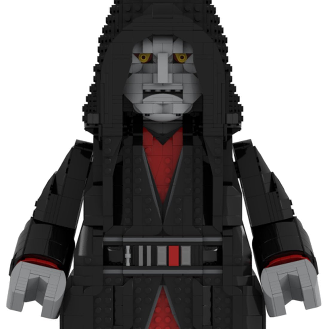 MOC - 200404 Emperor Palpatine Megafigure - The Rise of Skywalker version Building Blocks - LesDiy -