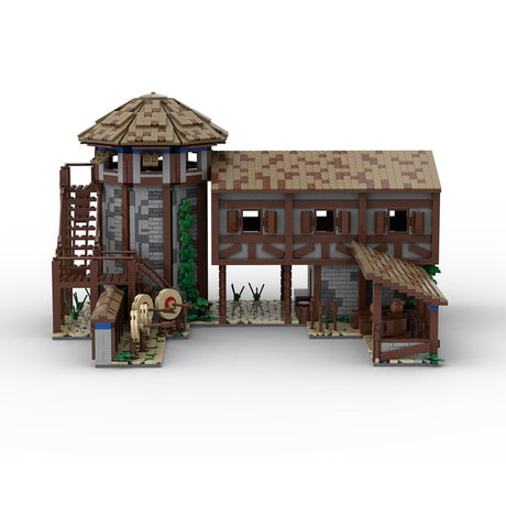 MOC - 200427 Age of Empires - Archery Range Building Blocks - LesDiy - Building Blocks