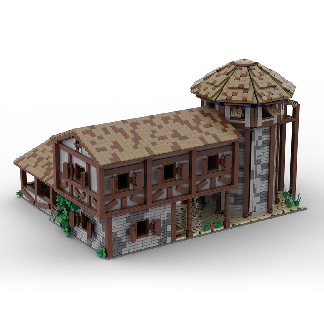 MOC - 200427 Age of Empires - Archery Range Building Blocks - LesDiy - Building Blocks