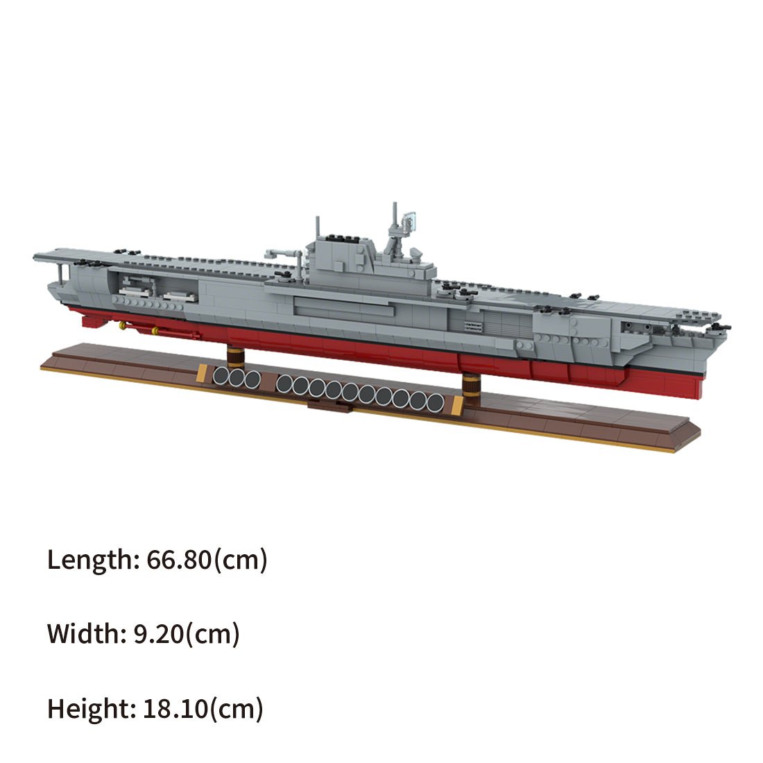 MOC - 200533 USS Enterprise CV - 6 Building Blocks - LesDiy - Building Blocks