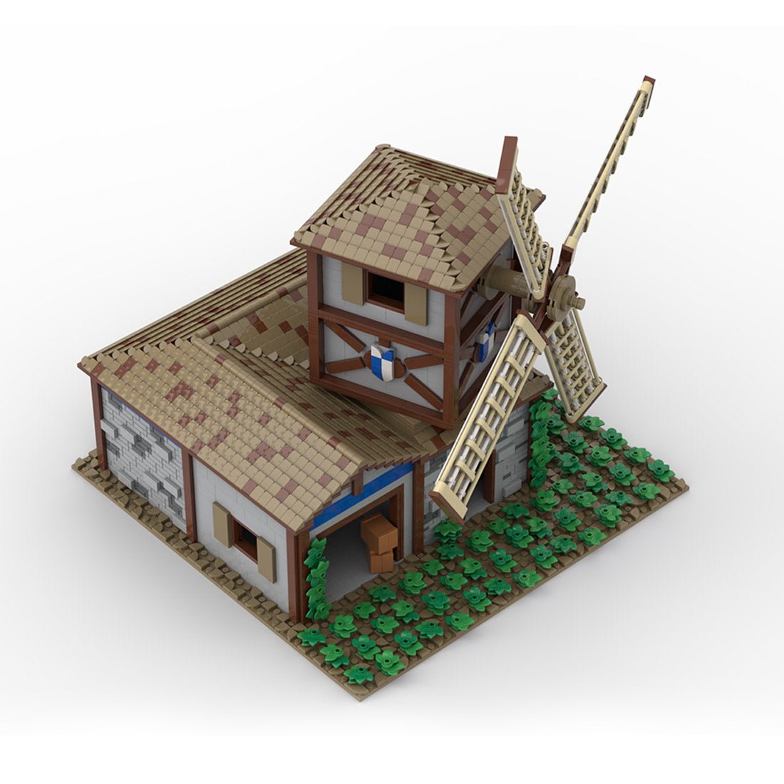 MOC - 201228 Medieval Village Windmill Building Blocks - LesDiy - Building Blocks