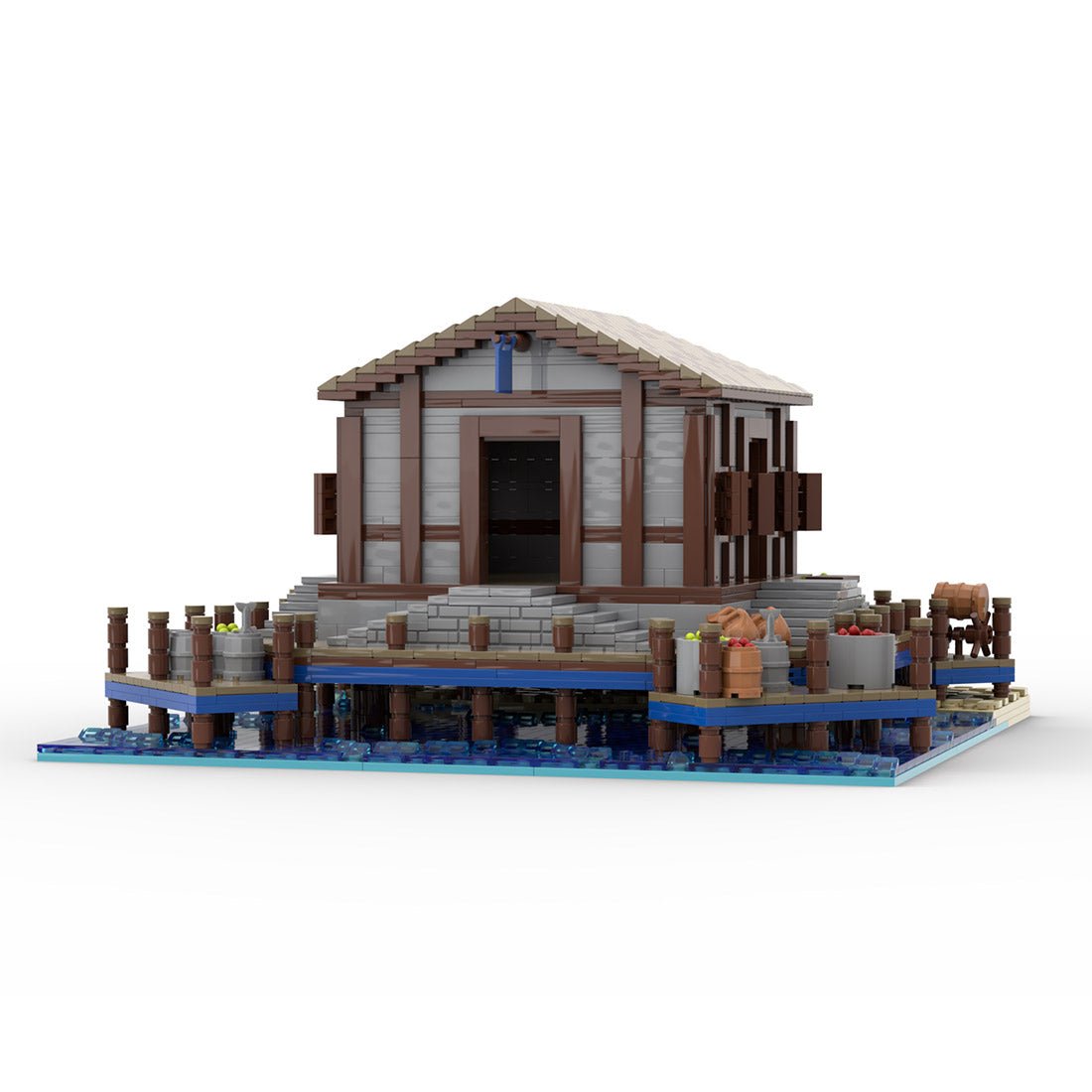 MOC - 201488 Medieval Village Dork Building Blocks - LesDiy - Building Blocks