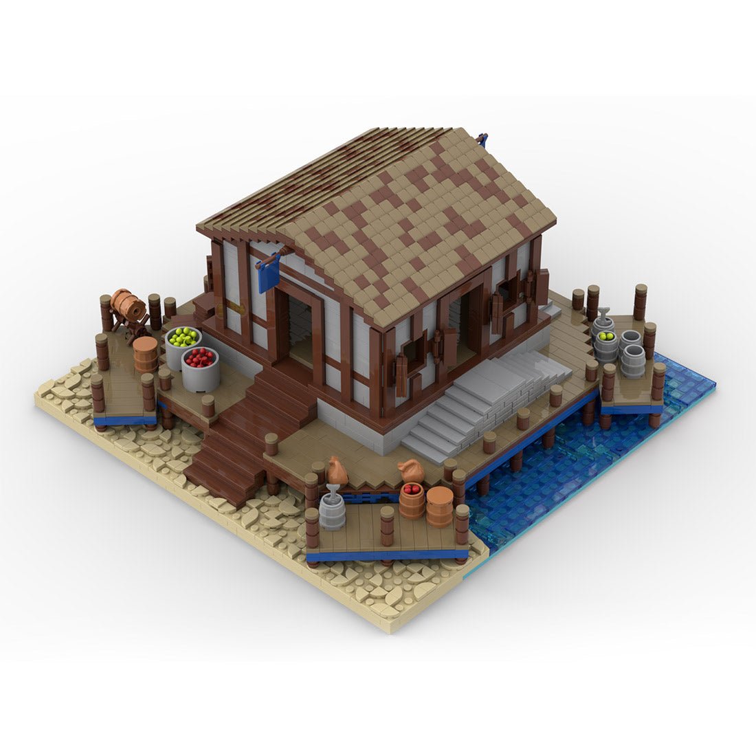 MOC - 201488 Medieval Village Dork Building Blocks - LesDiy - Building Blocks