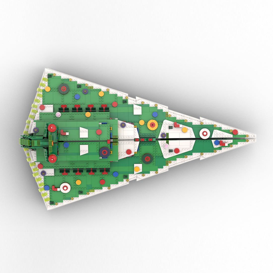 MOC - 201504 SW UCS Imperial destroyer Christmas mode Building Blocks - LesDiy -