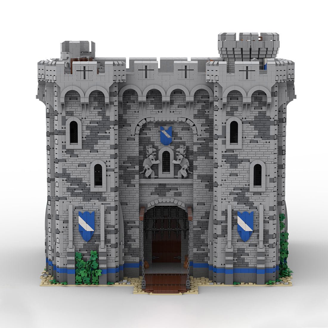 MOC - 201635 Medieval Village Defense Castle Building Blocks - LesDiy - Building Blocks