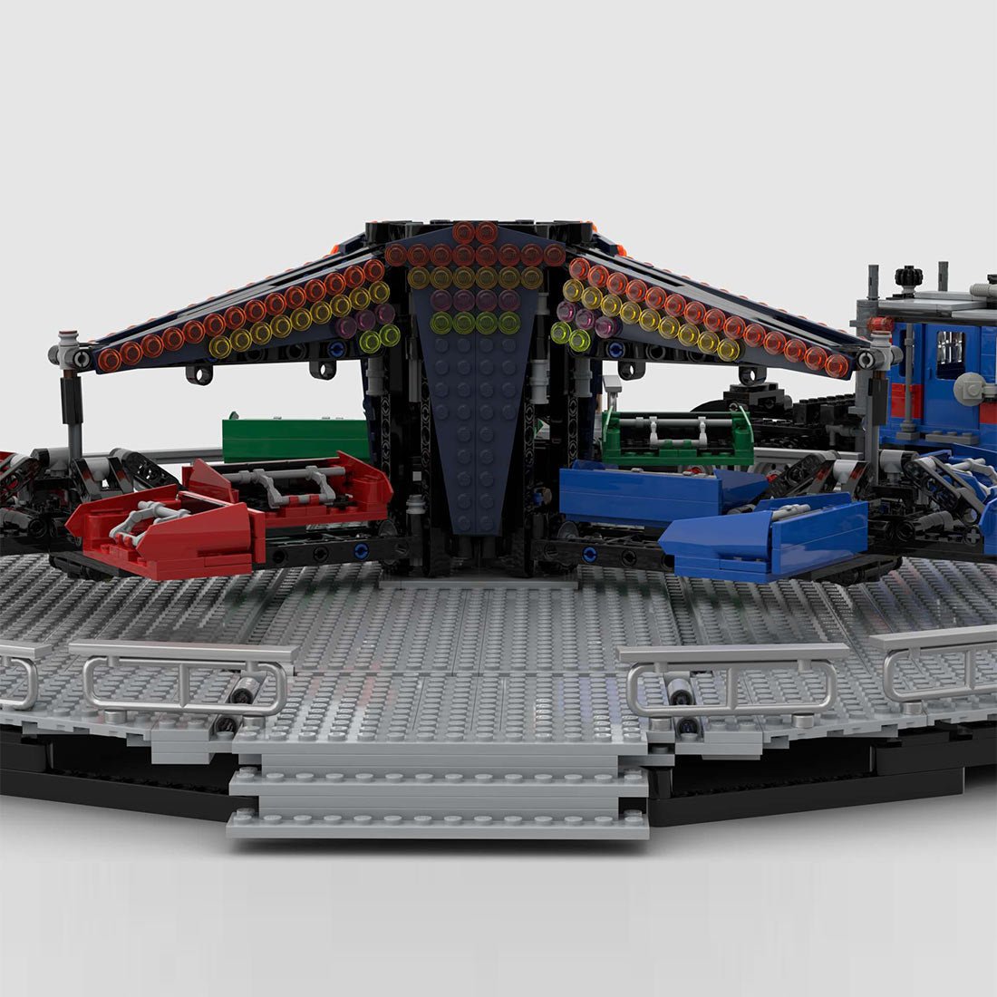 MOC - 201775 Fairground Twist Ride Building Blocks - LesDiy -