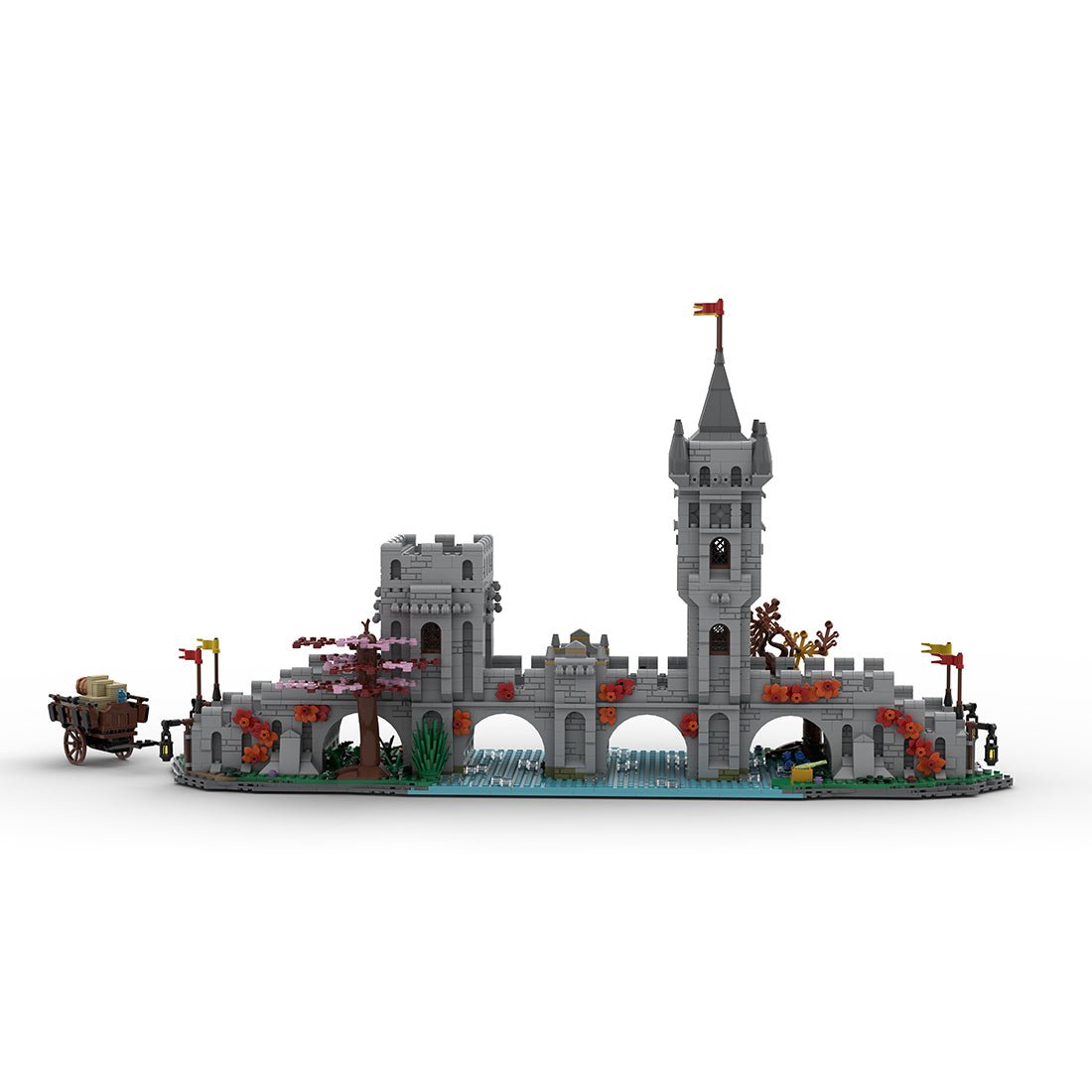 MOC - 201812 Medieval River Crossing Building Blocks - LesDiy - Building Blocks