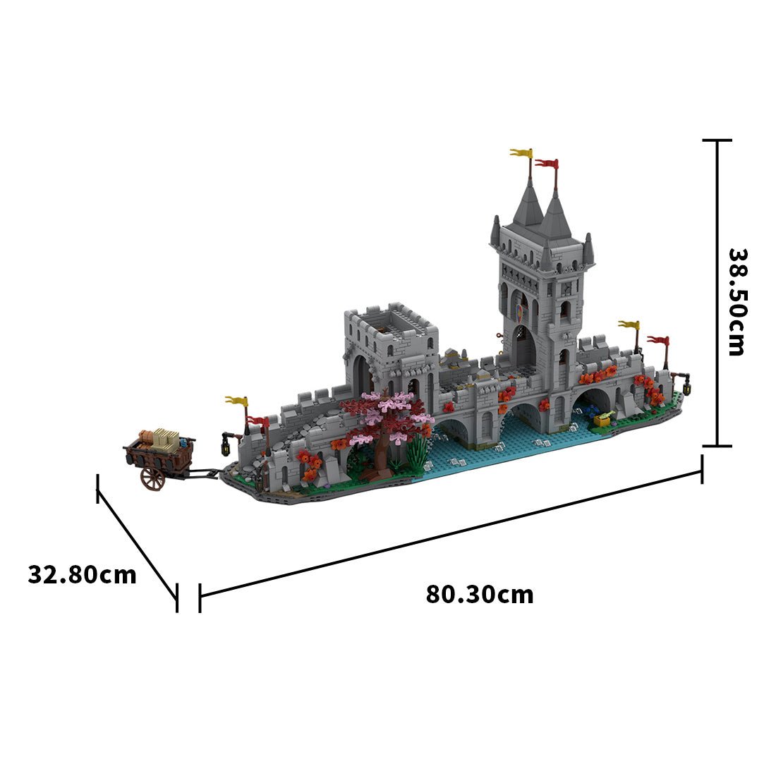 MOC - 201812 Medieval River Crossing Building Blocks - LesDiy - Building Blocks