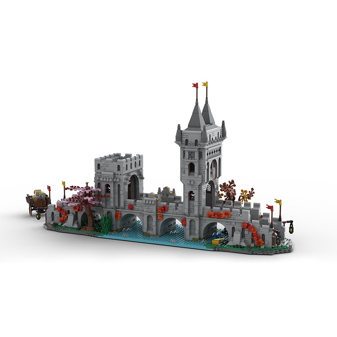 MOC - 201812 Medieval River Crossing Building Blocks - LesDiy - Building Blocks