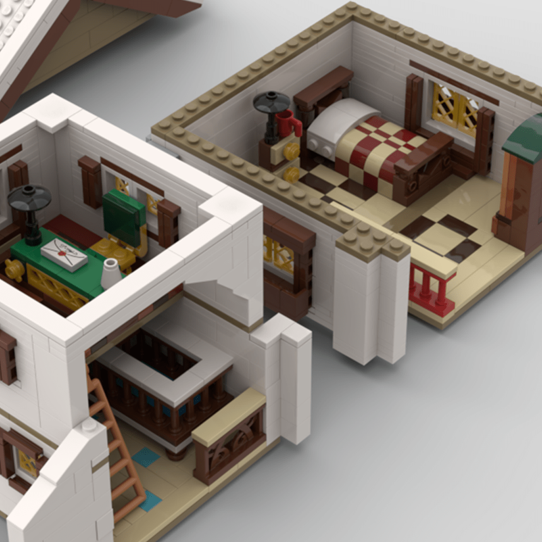 MOC - 201818 Family Cottage Building Blocks - LesDiy - Building Blocks