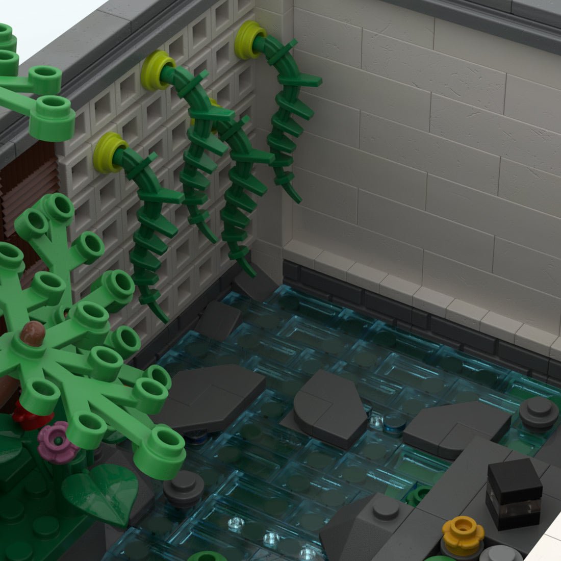 MOC - 202019 Modern House Concept Building Blocks - LesDiy -