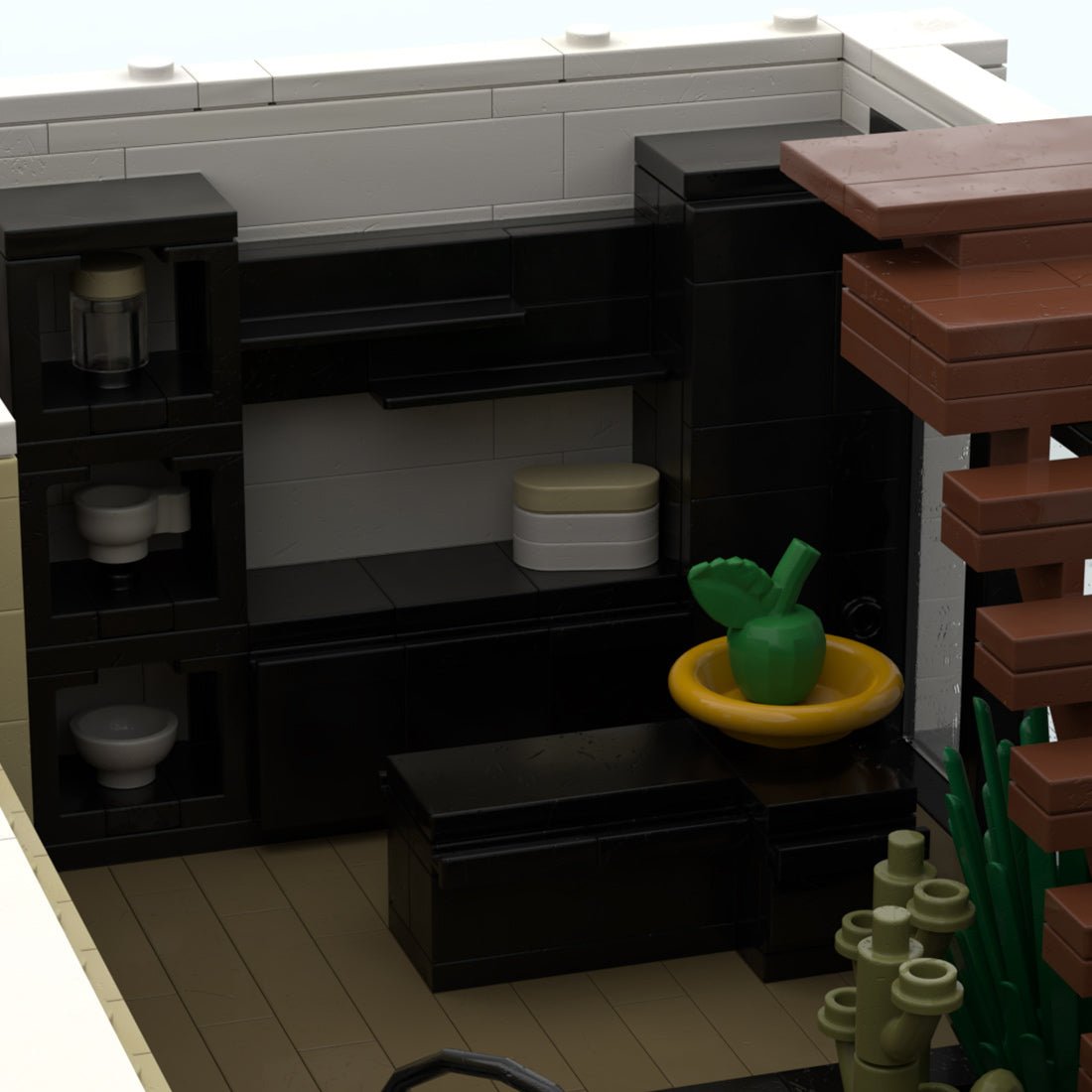 MOC - 202019 Modern House Concept Building Blocks - LesDiy -