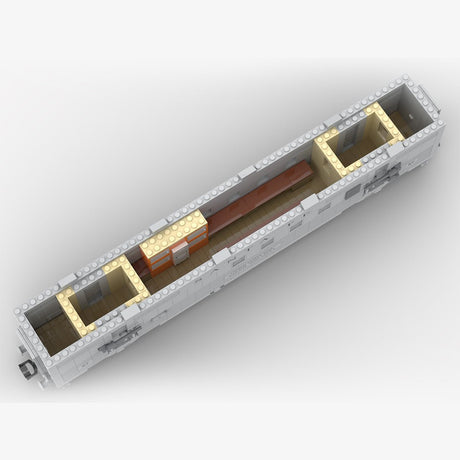 MOC - 202248 Santa Fe Super Chief Car Set 1 Building Blocks - LesDiy - Locomotive