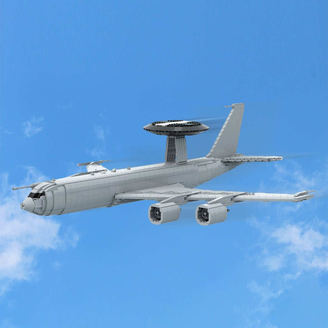 MOC - 202912 Boeing E - 3D Sentry Building Blocks - LesDiy - Building Blocks