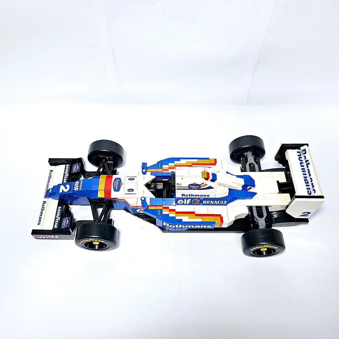 MOC - 204492 Williams FW16 - Ayrton Senna Tribute Building Blocks - LesDiy -