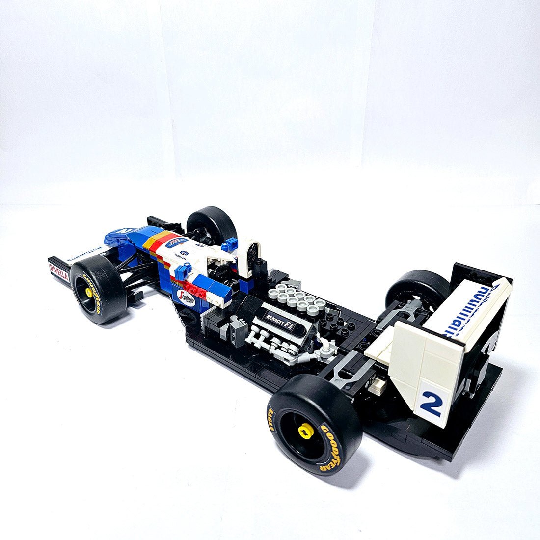 MOC - 204492 Williams FW16 - Ayrton Senna Tribute Building Blocks - LesDiy -