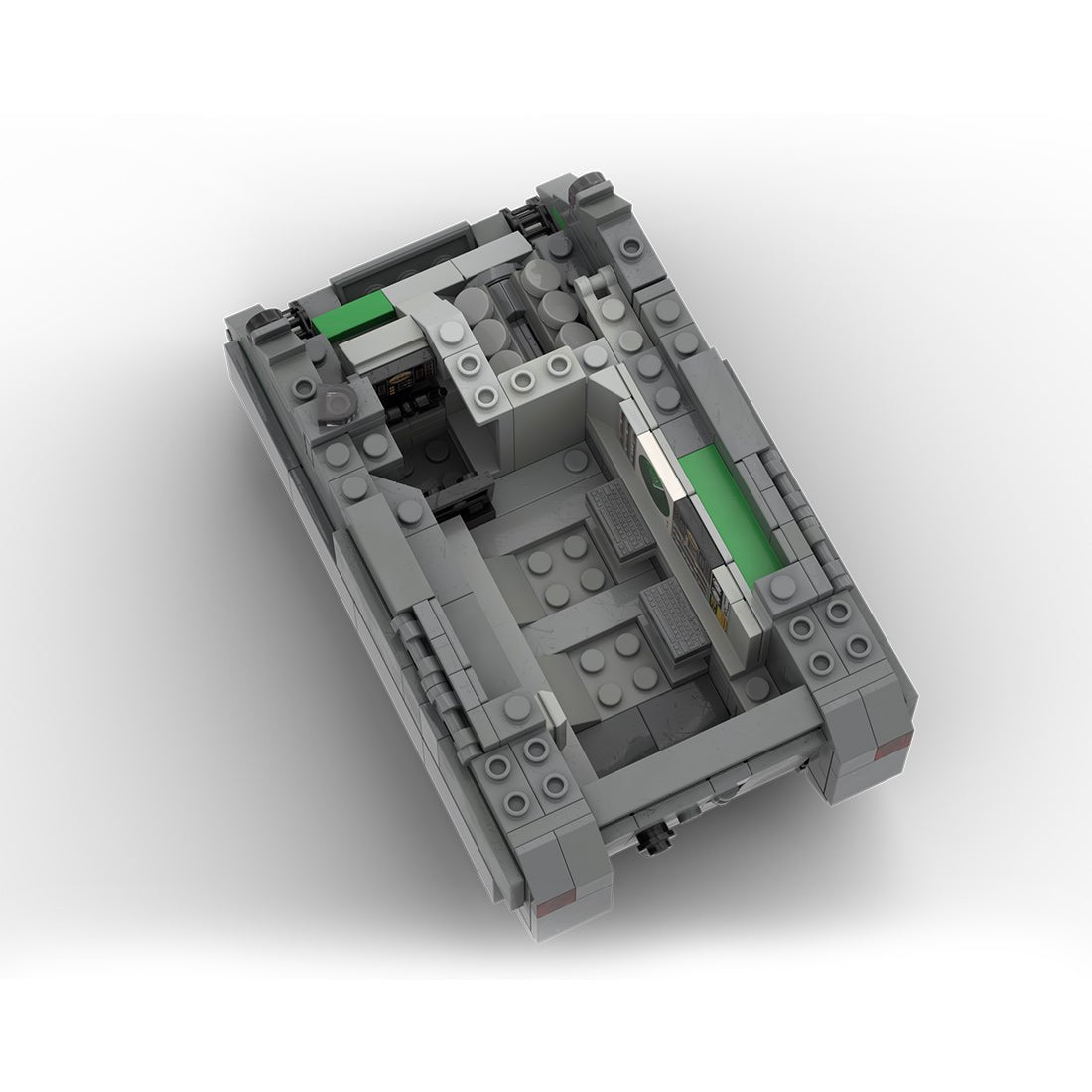 MOC - 205059 1/35 Scale M113 A2 ADATS Vehicle Building Blocks - LesDiy - Building Blocks