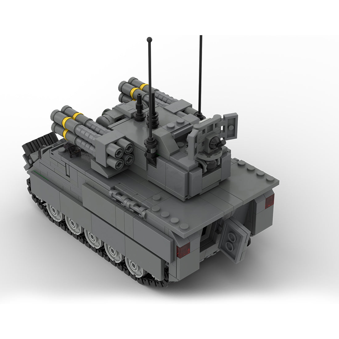 MOC - 205059 1/35 Scale M113 A2 ADATS Vehicle Building Blocks - LesDiy - Building Blocks