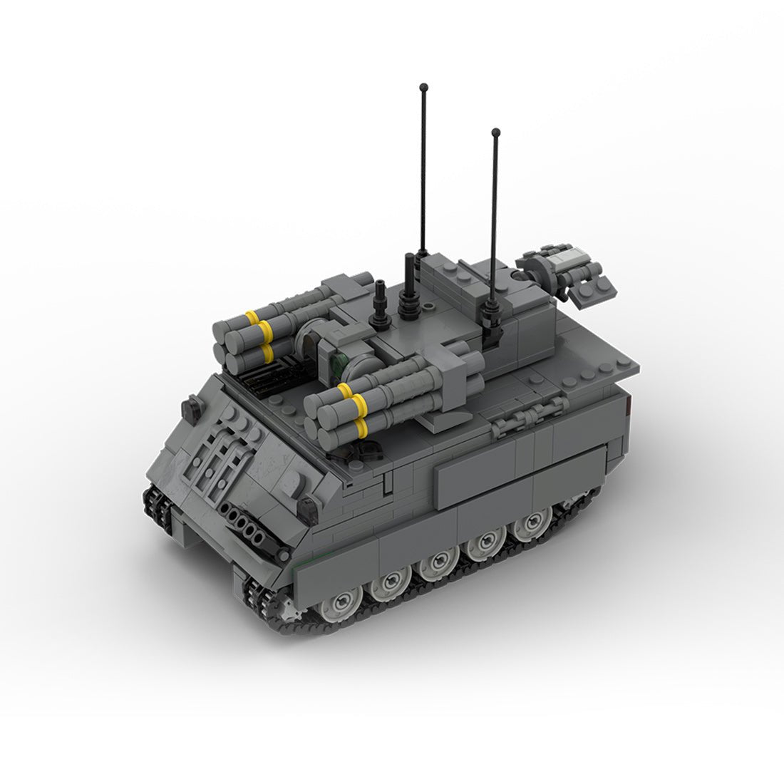 MOC - 205059 1/35 Scale M113 A2 ADATS Vehicle Building Blocks - LesDiy - Building Blocks