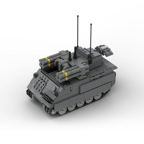 MOC - 205059 1/35 Scale M113 A2 ADATS Vehicle Building Blocks - LesDiy - Building Blocks
