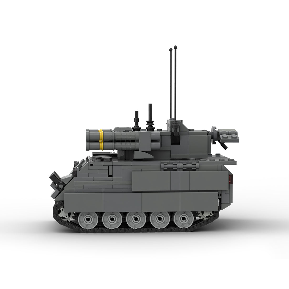 MOC - 205059 1/35 Scale M113 A2 ADATS Vehicle Building Blocks - LesDiy - Building Blocks