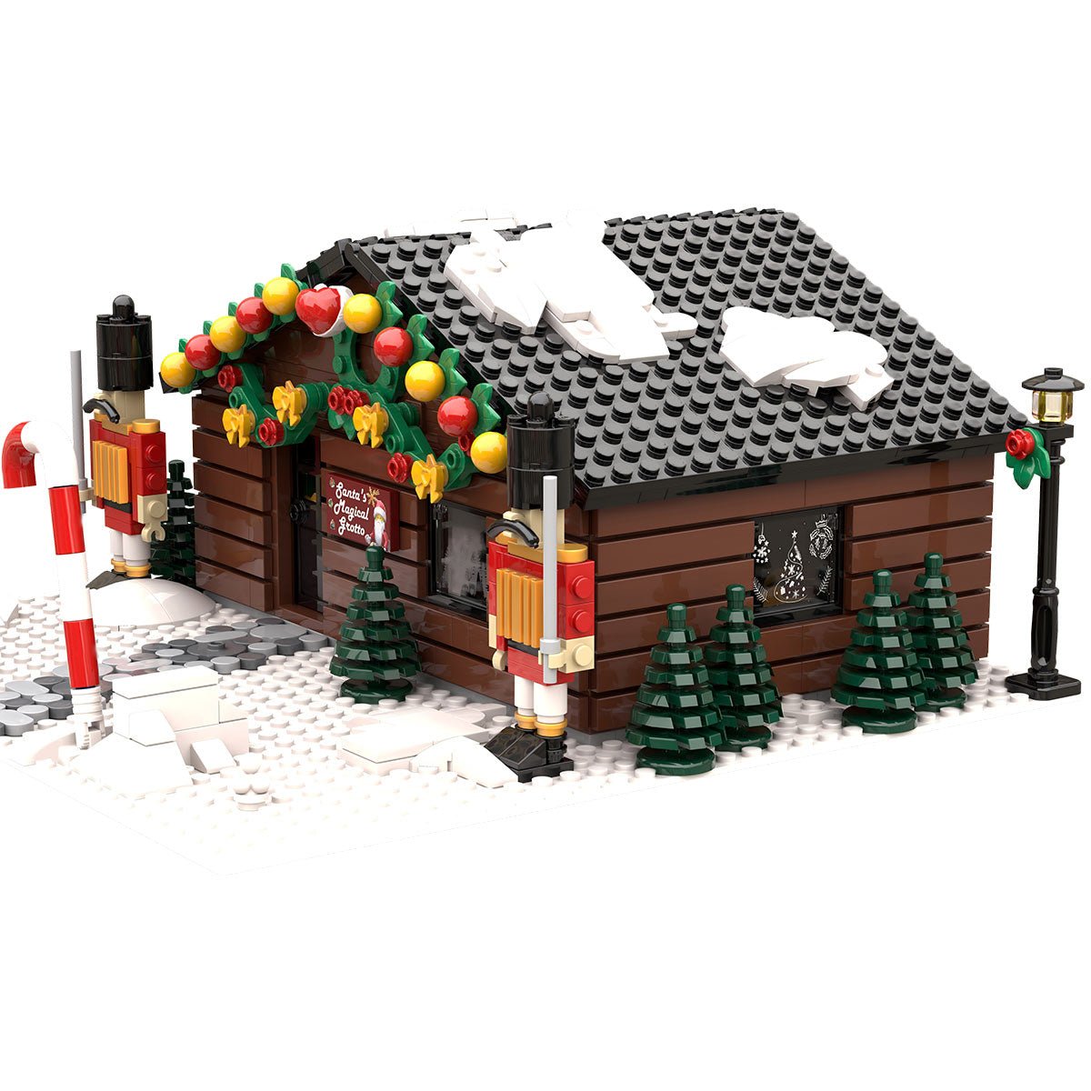 MOC - 205317 Santa's Grotto Building Blocks - LesDiy - building blocks