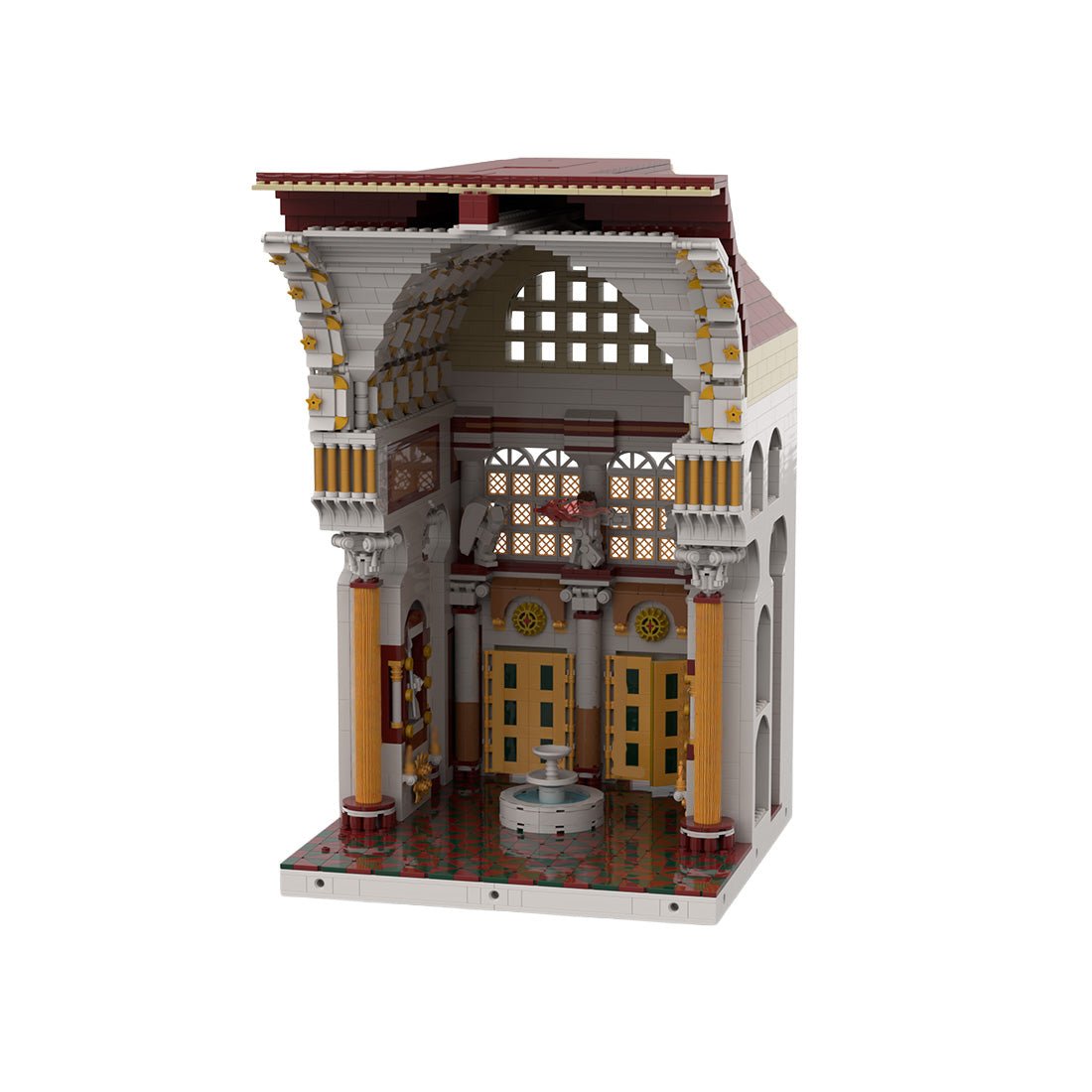 MOC-205519 Roman Imperial Bath Part 1 Building Blocks-LesDiy-MOC-