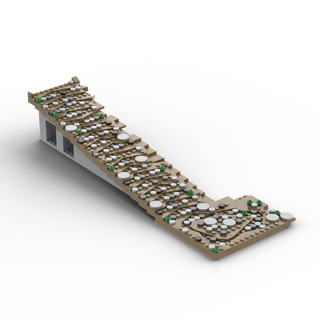 MOC - 206447 Building 01 Castle Hohengeroldseck - Path between the gates (Castle Part 1) Building Blocks - LesDiy - Building Blocks