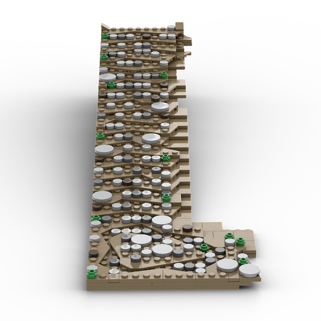 MOC - 206447 Building 01 Castle Hohengeroldseck - Path between the gates (Castle Part 1) Building Blocks - LesDiy - Building Blocks