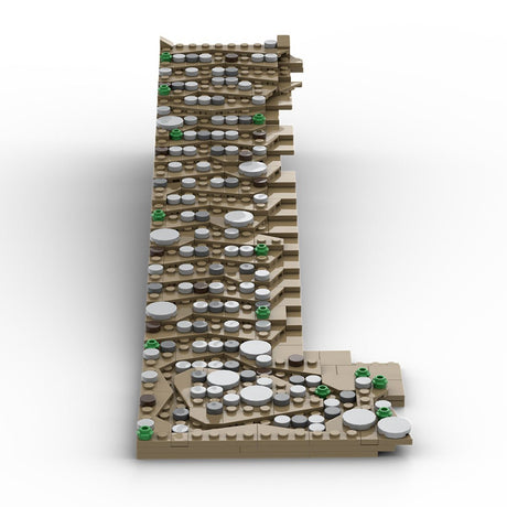 MOC - 206447 Building 01 Castle Hohengeroldseck - Path between the gates (Castle Part 1) Building Blocks - LesDiy - Building Blocks