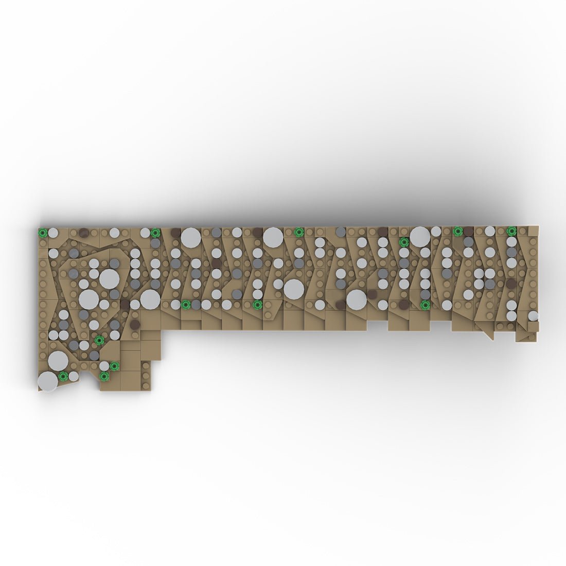 MOC - 206447 Building 01 Castle Hohengeroldseck - Path between the gates (Castle Part 1) Building Blocks - LesDiy - Building Blocks