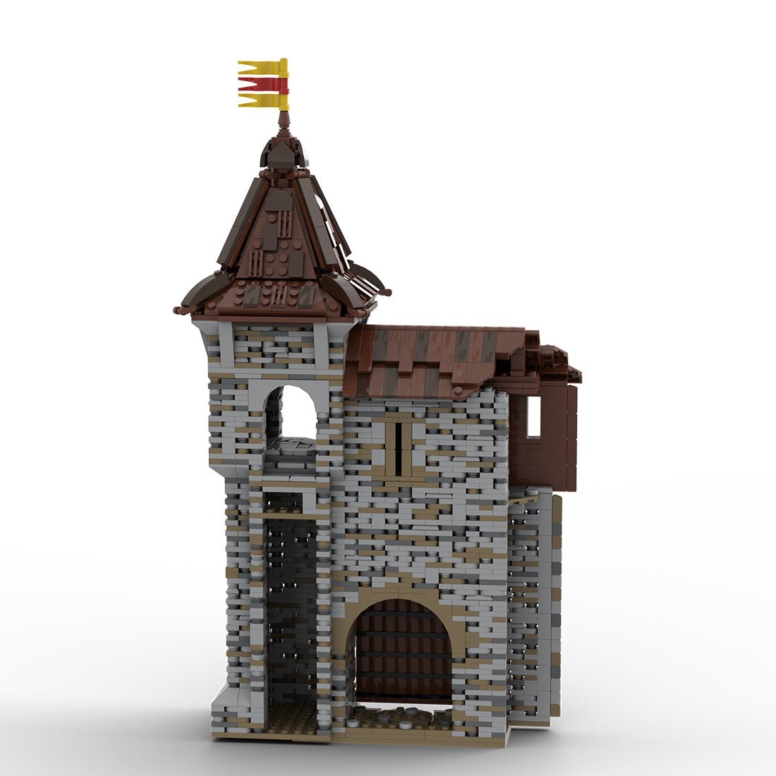 MOC - 206448 Building 02 Castle Hohengeroldseck - Path between the gates Building Blocks - LesDiy - Building Blocks
