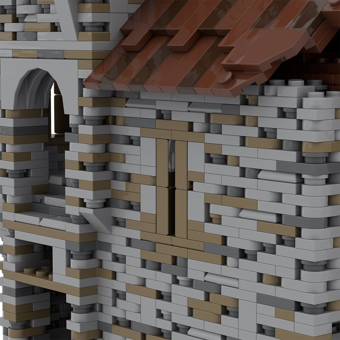 MOC - 206448 Building 02 Castle Hohengeroldseck - Path between the gates Building Blocks - LesDiy - Building Blocks