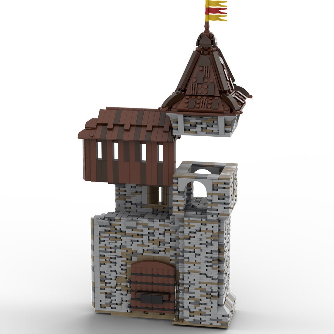 MOC - 206448 Building 02 Castle Hohengeroldseck - Path between the gates Building Blocks - LesDiy - Building Blocks