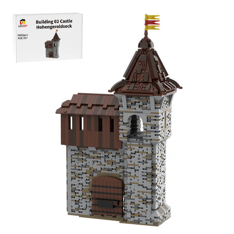 MOC - 206448 Building 02 Castle Hohengeroldseck - Path between the gates Building Blocks - LesDiy - Building Blocks