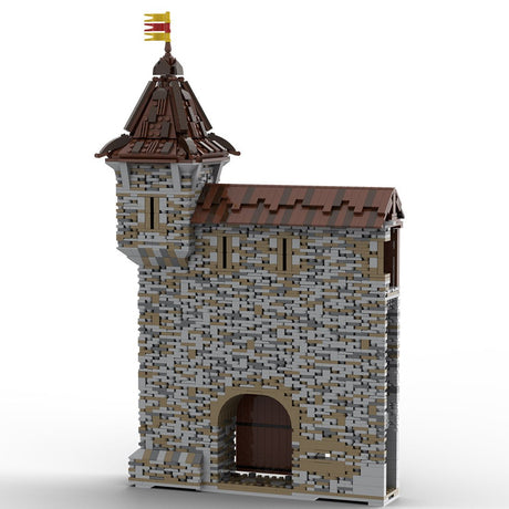 MOC - 206483 Building 03 Castle Hohengeroldseck - Outer gate Building Blocks - LesDiy - Building Blocks