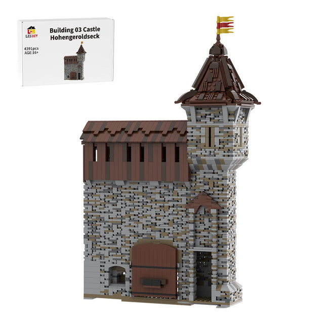 MOC - 206483 Building 03 Castle Hohengeroldseck - Outer gate Building Blocks - LesDiy - Building Blocks