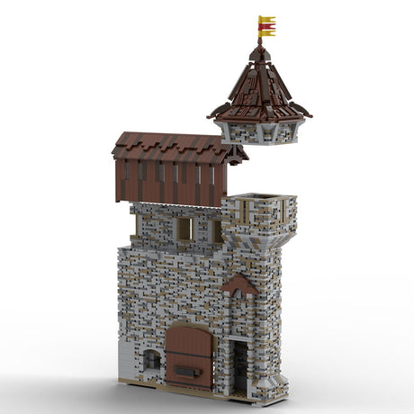 MOC - 206483 Building 03 Castle Hohengeroldseck - Outer gate Building Blocks - LesDiy - Building Blocks