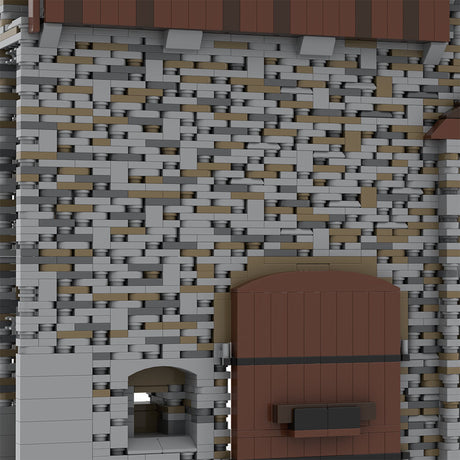 MOC - 206483 Building 03 Castle Hohengeroldseck - Outer gate Building Blocks - LesDiy - Building Blocks