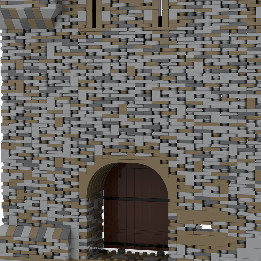 MOC - 206483 Building 03 Castle Hohengeroldseck - Outer gate Building Blocks - LesDiy - Building Blocks