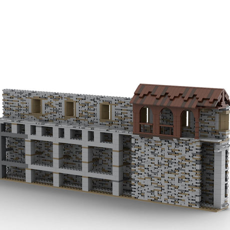 MOC - 206490 Building 04 Castle Hohengeroldseck - Castle Wall Building Blocks - LesDiy - Building Blocks