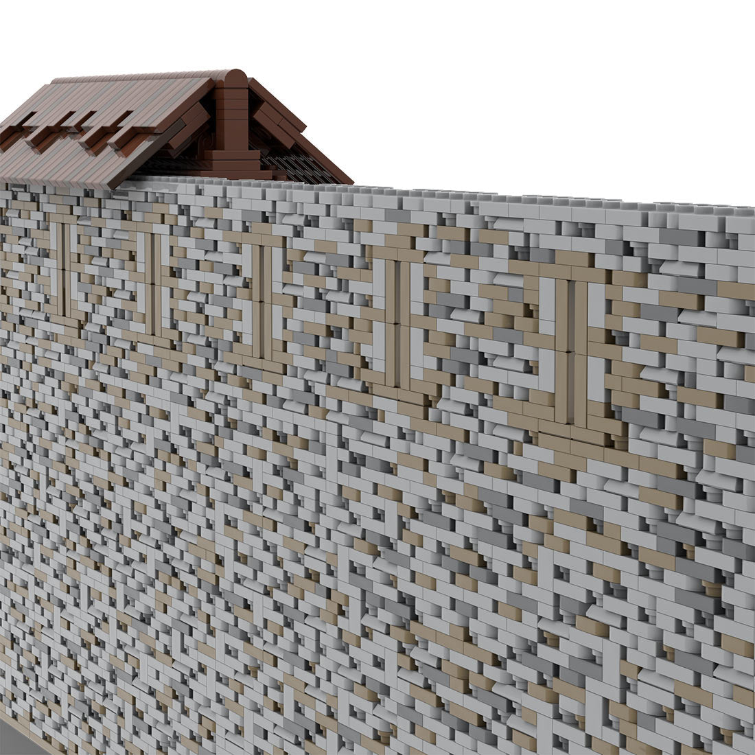 MOC - 206490 Building 04 Castle Hohengeroldseck - Castle Wall Building Blocks - LesDiy - Building Blocks