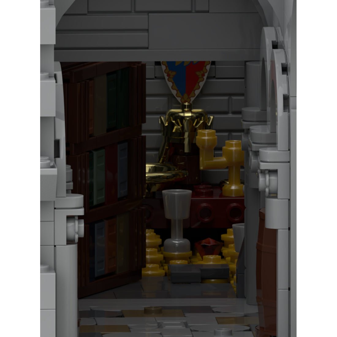 MOC - 206892 Medieval Castle Building Blocks - LesDiy -