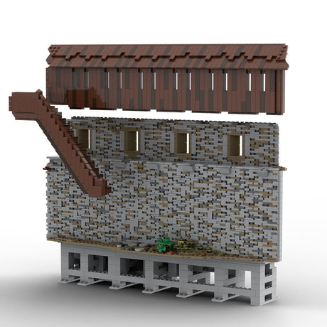 MOC - 207315 Building 05 Castle Hohengeroldseck - Castle Wall Building Blocks - LesDiy - Building Blocks