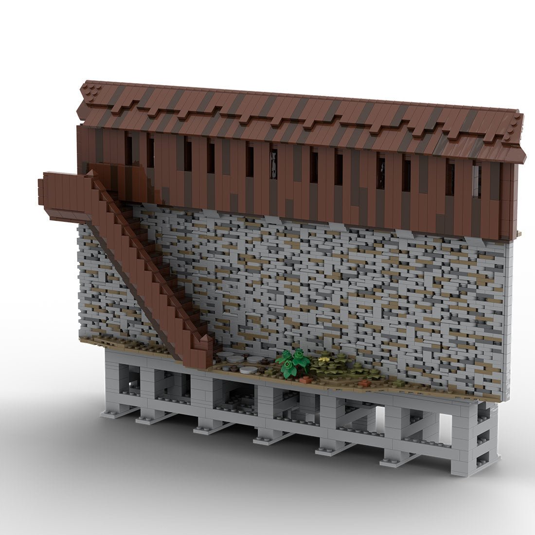 MOC - 207315 Building 05 Castle Hohengeroldseck - Castle Wall Building Blocks - LesDiy - Building Blocks