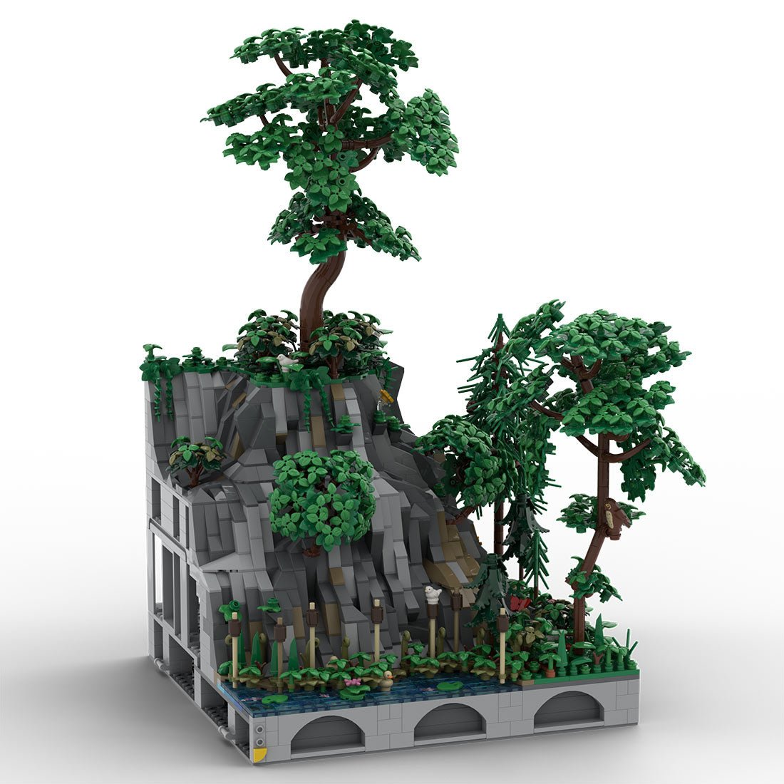 MOC - 207594 A1 Castle Hohengeroldseck Building Blocks - LesDiy - Building Blocks